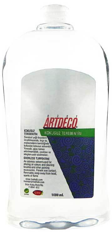 ARTDECO TEREBENTİN KOKUSUZ1000ML.Y-053M-921