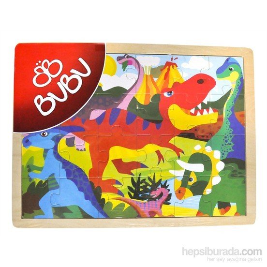 BU-BU AHŞAP PUZZLE 40x30 24 PARÇA BUBU-AP001