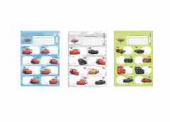 KESKİN ETİKET DERS PROG. 3 LÜ CARS 220130-33