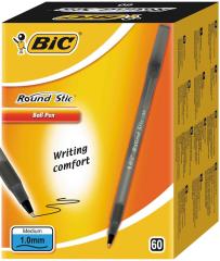 BIC TÜKENMEZ KALEM ROUND STIC SİYAH 60 LI 920568