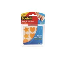 SCOTCH ÇİFT TARAFLI ASMA B. RENKLİ R100-CS 24X24MM