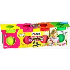 FATİH OYUN HAMURU 4 RENK NEON 50065