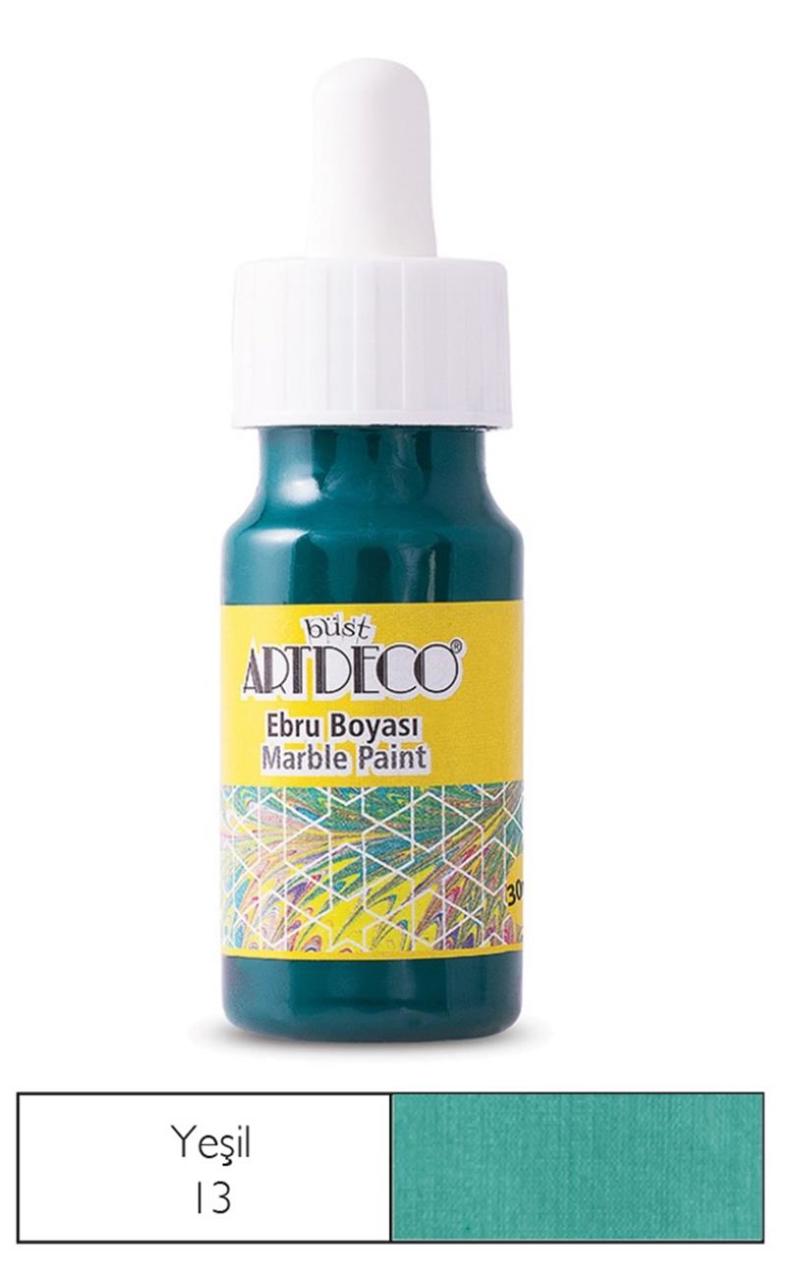 ARTDECO EBRU BOYASI 30 ML YEŞİL Y-016B-13