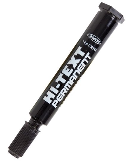 HI-TEXT PERMANENT M. YUVARLAK UÇ SİYAH 830PB