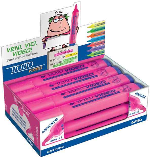 TRATTO FOSFORLU KALEM VIDEO PEMBE 830207