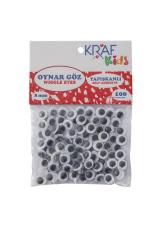 KRAF KIDS OYNAR GÖZ 8 MM 100 LÜ KK65