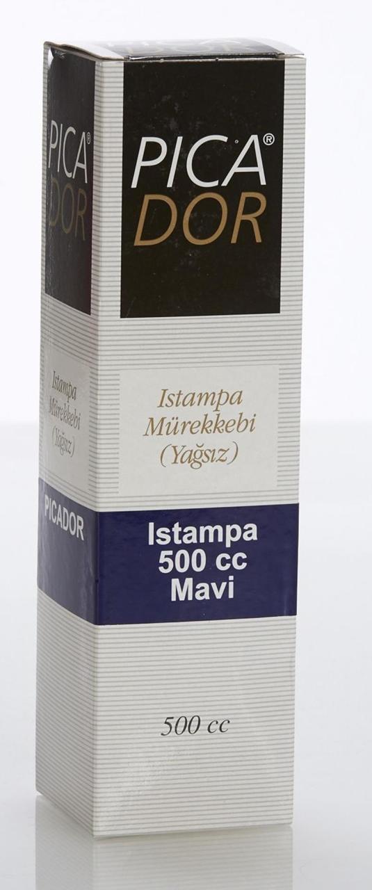 PICADOR ISTAMPA MÜREKKEBİ MAVİ 0.5 LT