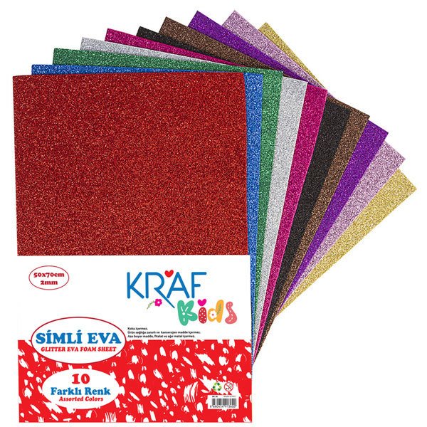 KRAF KIDS EVA 50x70 2 MM SİMLİ 10 LU KK30