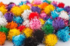 KRAF KIDS PONPON 1 CM SİMLİ 200 LÜ KK75
