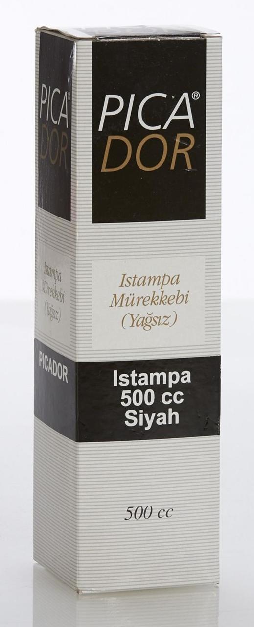 PICADOR ISTAMPA MÜREKKEBİ SİYAH 0.5 LT