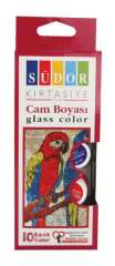 SÜDOR CAM BOYASI SU BAZLI 10x15 ML SD322S