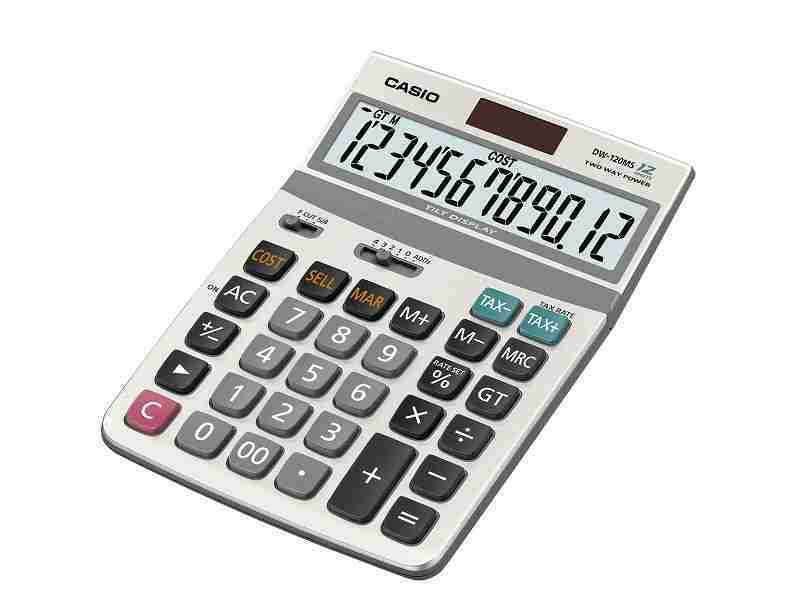 CASIO HESAP MAKİNESİ MASAÜSTÜ DW-120MS 12 HANE
