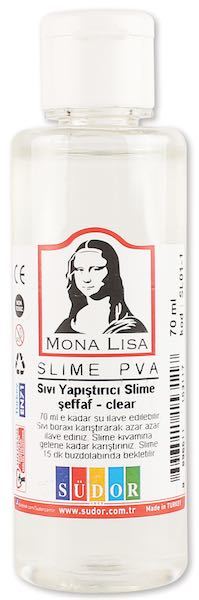 SÜDOR SLIME 70 ML ŞEFFAF SL01-1