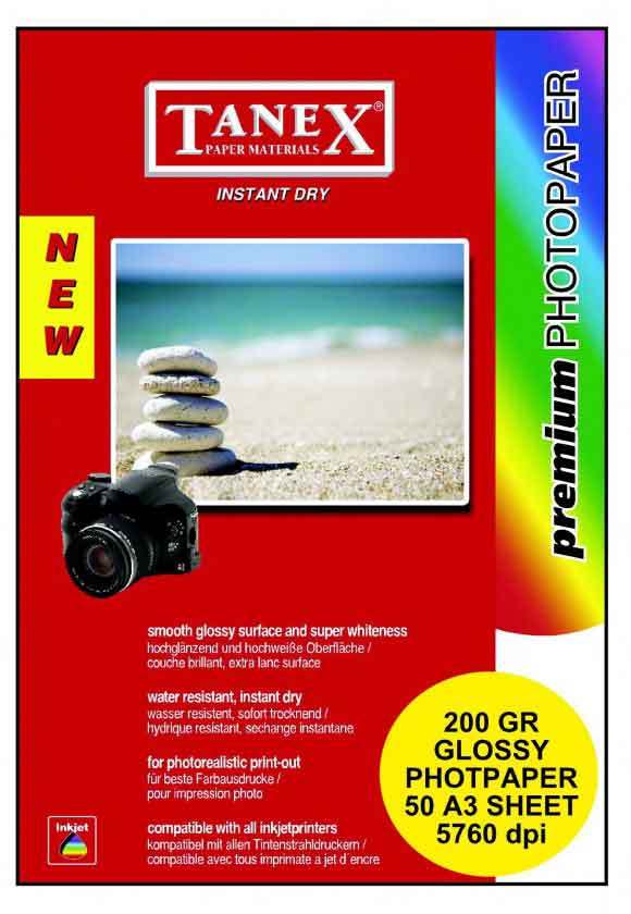TANEX FOTOĞRAF KAĞIDI A3 200 GR 50 Lİ HC50