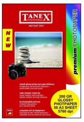 TANEX FOTOĞRAF KAĞIDI A3 200 GR 50 Lİ HC50