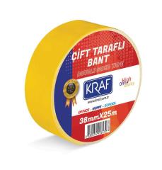 KRAF ÇİFT TARAFLI BANT 38MMX25M 2538G