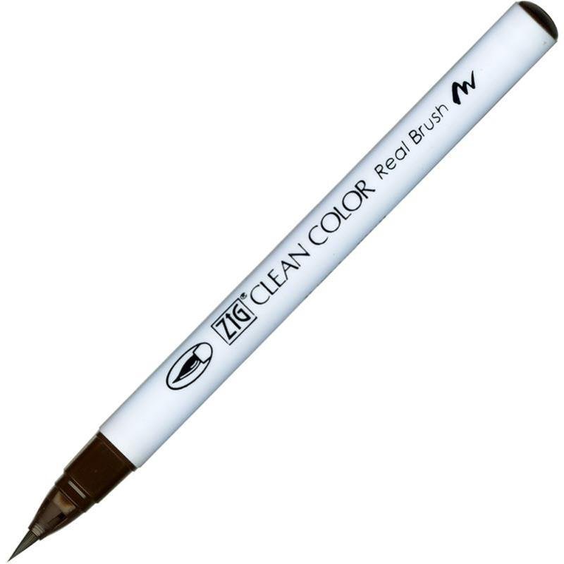ZIG CLEAN COLOR REAL BRUSH RB-6000AT 062 DRK.BROWN