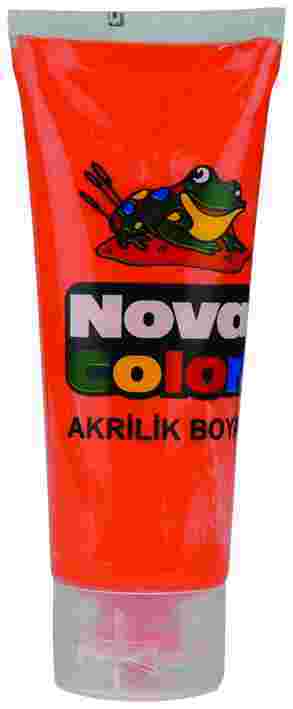 NOVA COLOR AKRİLİK BOYA 75 GR TÜP TURUNCU NC-262