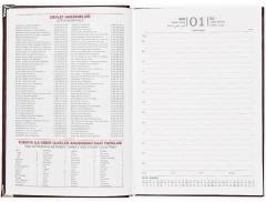 LİZ AJANDA 14X20 EKONOMİK SUNİ DERİ ÇİZGİLİ AJ922E