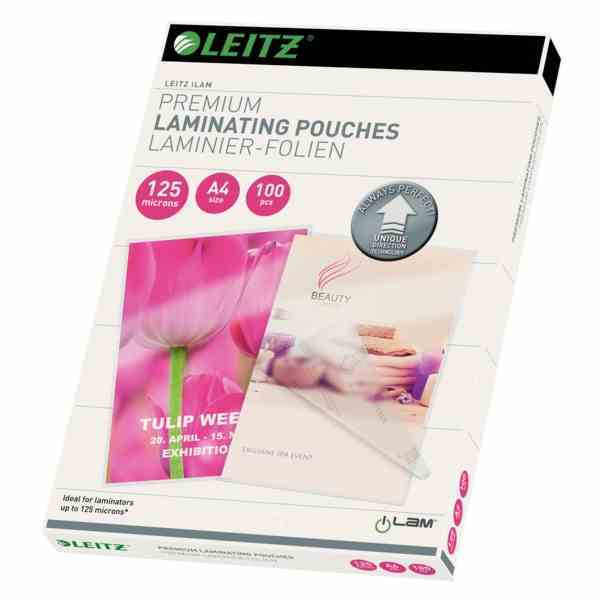 LEITZ LAMİNASYON FİLMİ A4 125MIC 100 LÜ L-7481