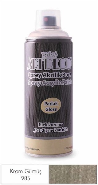 ARTDECO SPREY BOYA 400 ML CHROME SİLVER Y-400-985