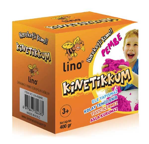 LİNO KİNETİK KUM 400 GR PEMBE 400P