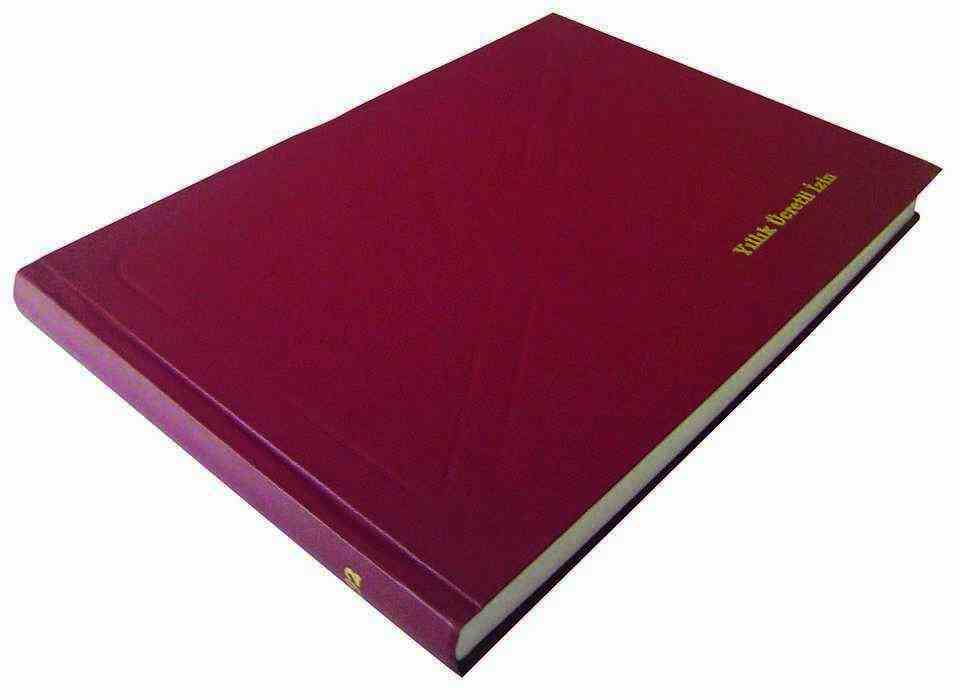 DİLMAN ÜCRETLİ İZİN DEFTERİ CILTLI 192 YP