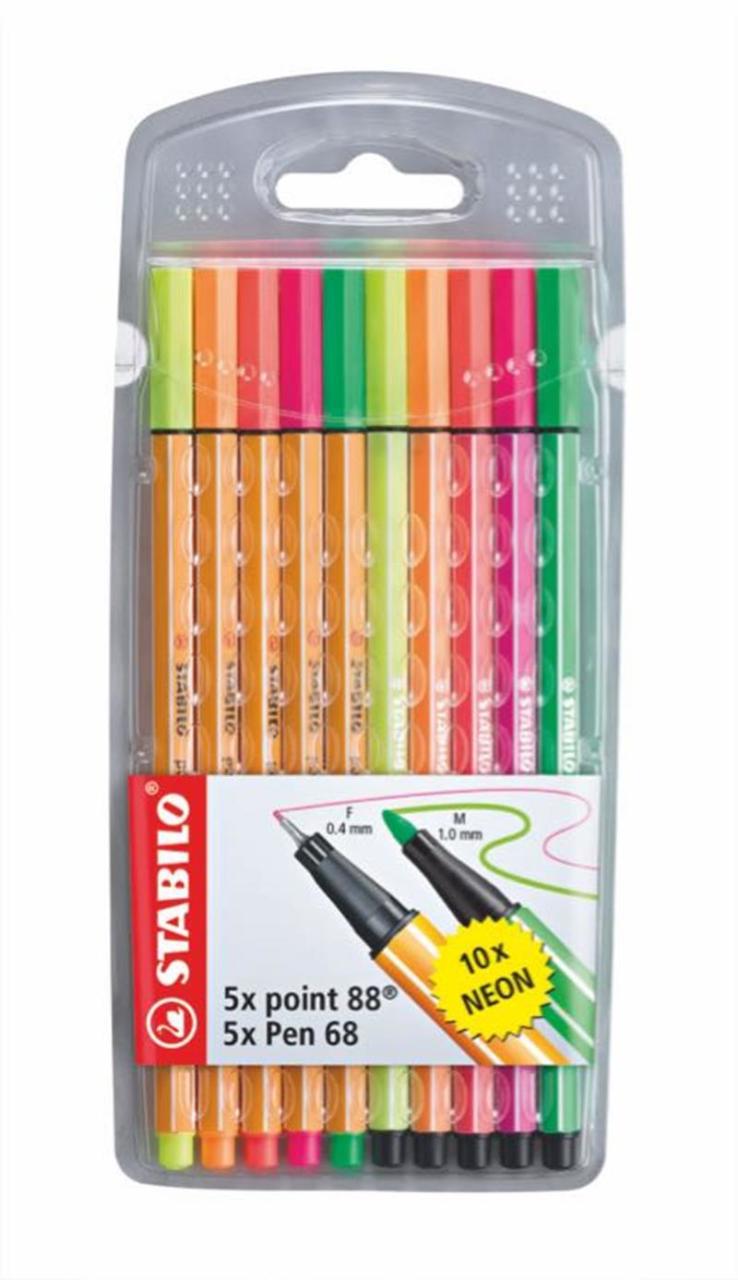 STABILO GLISS KALEM POINT 88+68 NEON 8868/10-1