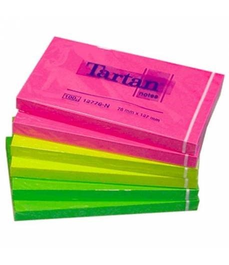 TARTAN YAPIŞKANLI NOT K. NEON 76X127MM 655 6 LI
