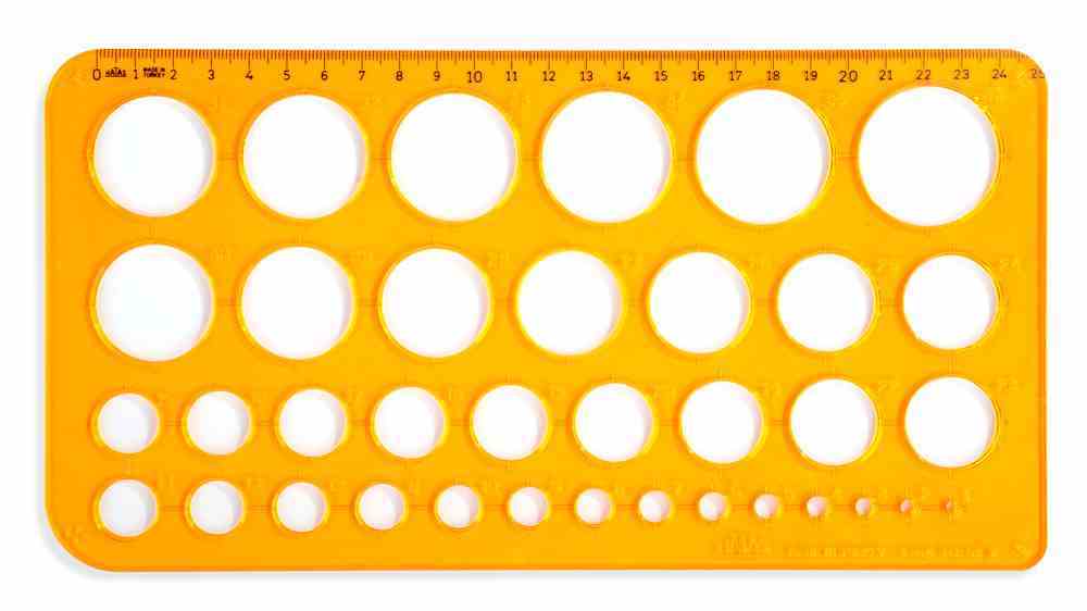HATAS DAİRE ŞABLONU 1-36MM. BÜYÜK 02272