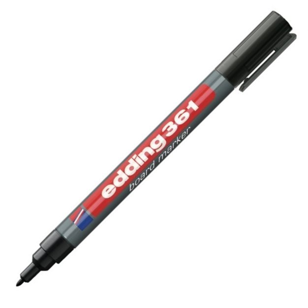 EDDING BEYAZ TAHTA KALEMİ E-361 SİYAH ED36101