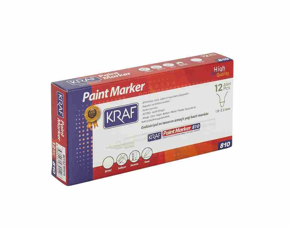 KRAF PAINT MARKÖR 810 BEYAZ
