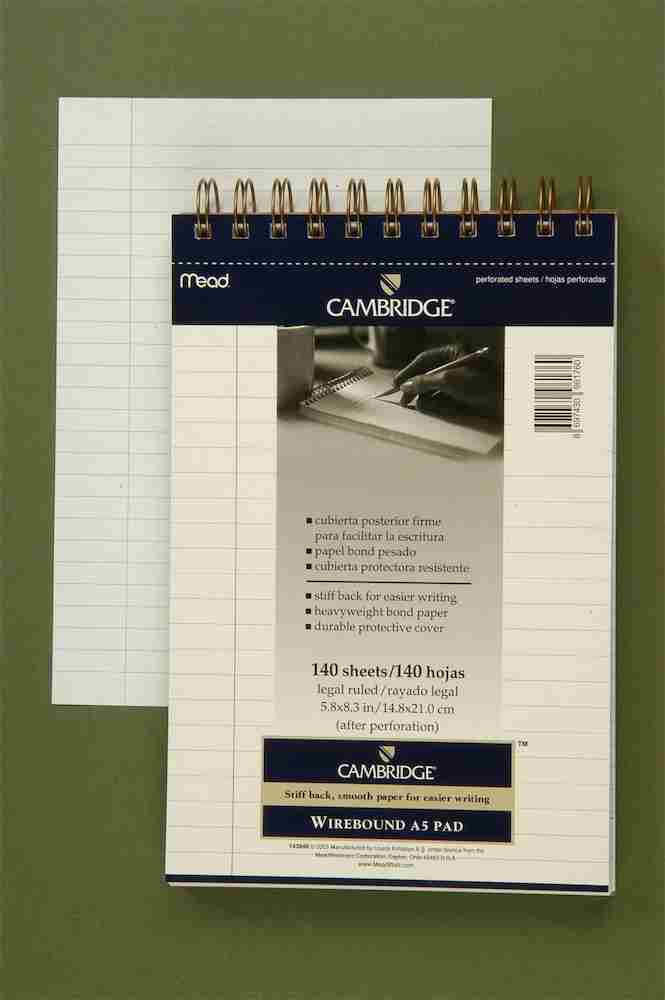 MEAD DEFTER CAMBRIDGE A5 BEYAZ 140 YP. ÇİZ M143848