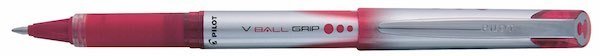 PILOT ROLLER KALEM V BALL YENİ GRIP 0.7 KIRMIZI