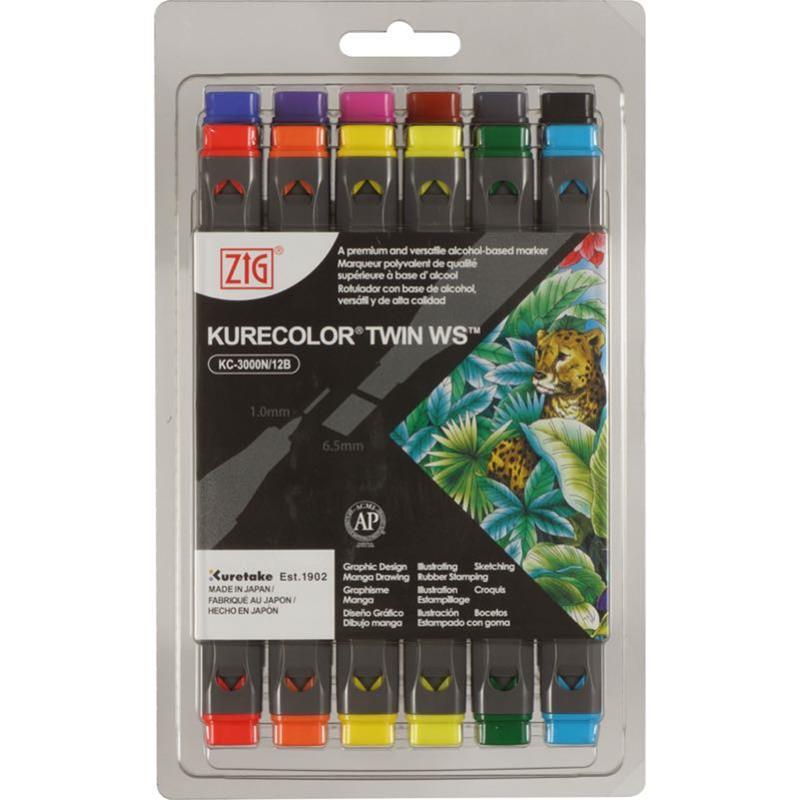 ZIG KURECOLOR TWIN S KC-3000/12B3 NATURAL COLORS