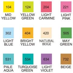 ZIG KURECOLOR TWIN S KC-3000/12B3 NATURAL COLORS