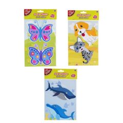 BU-BU STICKER EVA 3D BÜYÜK STAND 12 Lİ BUBU-STS012