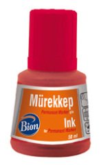 BİON PERMANENT MARKÖR MÜREKKEBİ KIRMIZI 9162