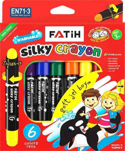 FATİH CRAYON BOYA ÇEVİRMELİ JEL 6 LI 50250