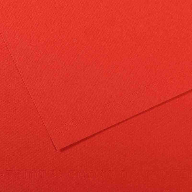 CANSON FON K. 50x65 160GR GRENLİ POPPY RED 321254