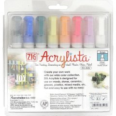 ZIG ACRYLISTA MARKÖR KESİK UÇ PAC-50/8VD 8Lİ SET