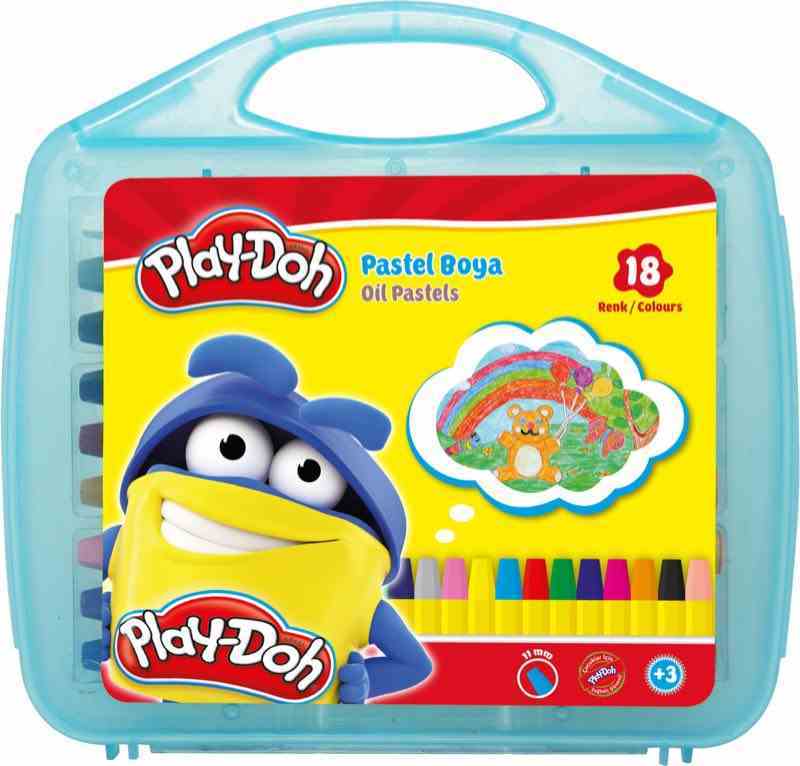 PLAY-DOH PASTEL BOYA ÇANTALI PVC 18 Lİ PA010