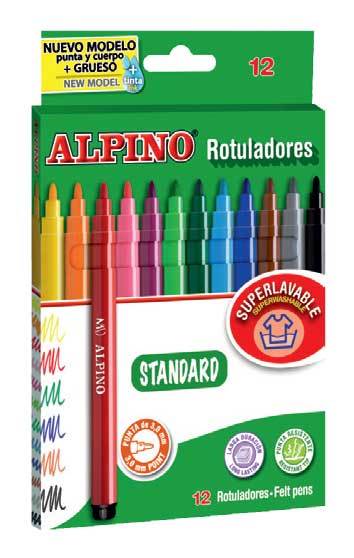 ALPINO KEÇELİ KALEM 12 Lİ STANDART AR-1002