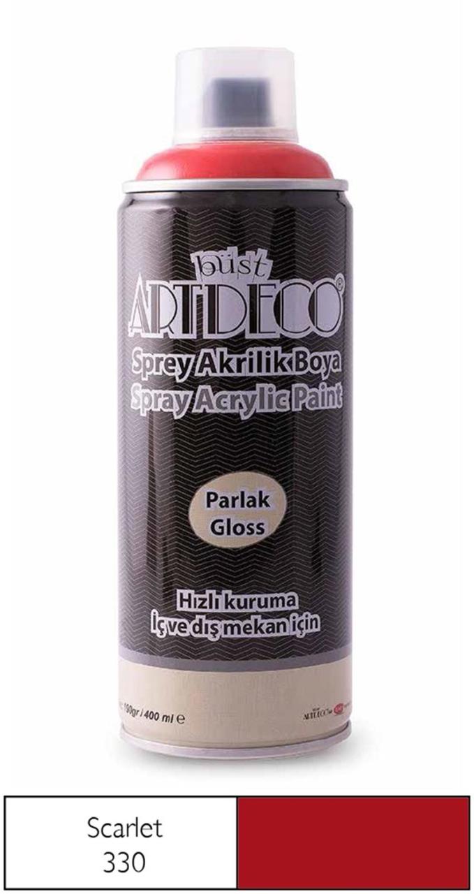 ARTDECO SPREY BOYA 400 ML SCARLET Y-400-330