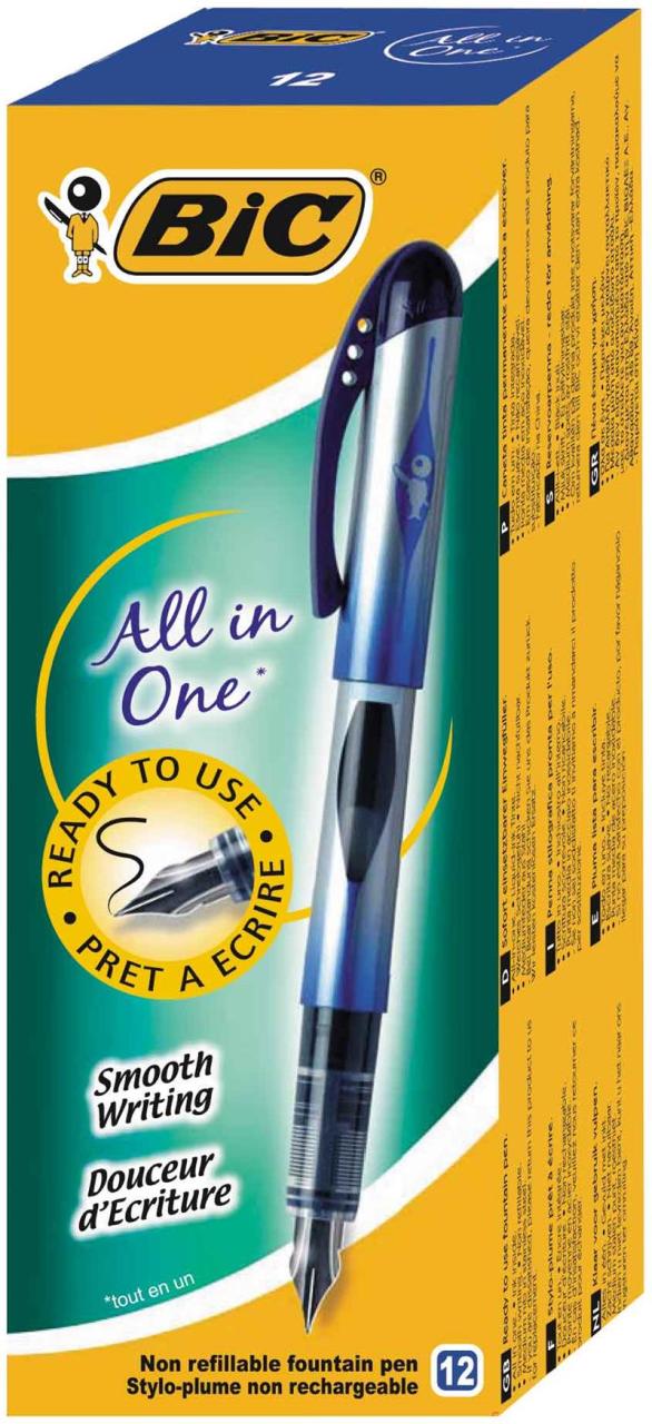 BIC DOLMAKALEM KULLAN-AT 12 Lİ MAVİ 847610