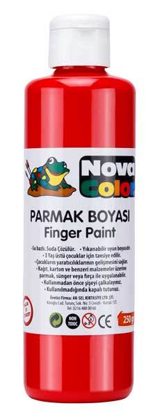 NOVA COLOR PARMAK BOYASI 250 GR KIRMIZI NC-442