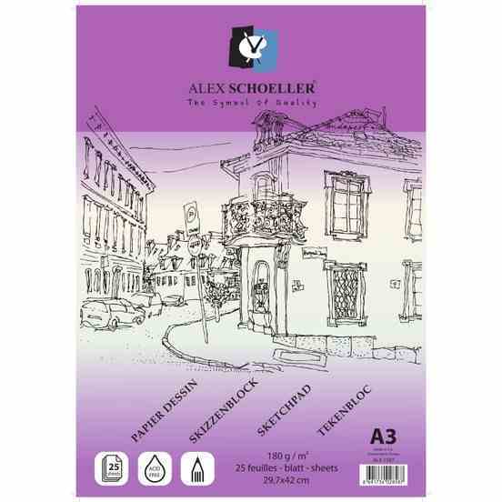 ALEX ESKİZ BLOK A3 180 GR 25 Lİ ALX-1587