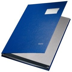 LEITZ İMZA DOSYASI PLASTİK 10SY L-5701 MAVİ