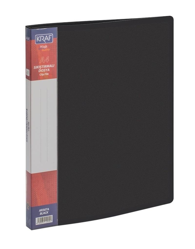 KRAF SIKIŞTIRMALI DOSYA AB307A SİYAH