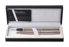 SCRIKSS DOLMAKALEM+TÜKENMEZ 38 KARBON GRİ SET